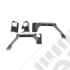 Kit d'ailes et élargisseurs d'ailes arrière renforcées avant en acier XHD pour Jeep Wrangler JK