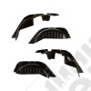 Kit d'intérieur d'ailes en plastique Gen2 pour l'avant et l'arrière Jeep Wrangler JK