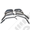 Kit élargisseurs d'aile Rugged Ridge All Terrain Jeep Wrangler JK Kit de 4 élargisseurs d'aile plate RR et les 4 intérieur d'ailes pour Jeep Wrangler JK