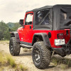 Kit de 4 élargisseurs d'ailes Hurricane (+17cm) Jeep Wrangler TJ