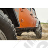 Kit de 2 protections de bas de caisse en polycarbonate noir Jeep Wrangler JK Unlimited (4 portes) 