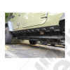 Kit de 2 protections de bas de caisse en polycarbonate noir Jeep Wrangler JK Unlimited (4 portes) 