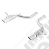 Double sortie inox BORLA moteur 6.4L SRT8 - Jeep Grand Cherokee WL / WK2 - 11826