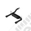 Silencieux BORLA avec double tube de sortie (Noir) pour 2.0L, 3.6L V6, 4xe - Jeep Wrangler JL - 11955CB