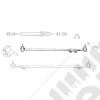 Barre de direction complète pour Jeep CJ5