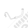 Durite de retour de direction assistée (boitier de direction vers le bocal de direction) 2.4L essence pour Jeep Wrangler TJ 