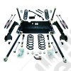 TJ SWB: 4” Enduro LCG Long Arm Suspension System & 9550 VSS Twin-Tube Shocks