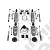 JK 4dr: 4” Coil Spring Base Lift Kit & 9550 VSS Twin-Tube