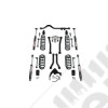 JK 4dr: 3” Suspension System w/ 4 Sport Control Arms & 9550 VSS Twin-Tube