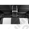 Tapis arrière caoutchouc noir préformé , Jeep Wrangler JK (2 portes)