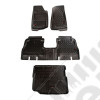 Kit de tapis en caoutchouc préformés (avant, arrière et coffre) pour Jeep Wrangler JL Unlimited (4 portes)