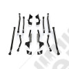 JK: Alpine Long Arm & Bracket Kit – 8-Arm (3–6” Lift)