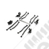 JL 4dr: Alpine Long Arm & Bracket Kit – 8-Arm (3–6” Lift)