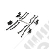 JL 2dr: Alpine Long Arm & Bracket Kit – 8-Arm (3–6” Lift)