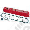 Cache culbuteur (couvre culasse) de couleur ROUGE pour 4.0L 6 cylindres essence pour moteur Jeep wrangler YJ => 1993 à 1995 wrangler TJ => 1996 à 2006 Cherokee XJ => 1993 à 2001 Grand Cherokee ZJ, ZG => 1993 à 1998 Grand Cherokee WJ, WG => 1999 à 2