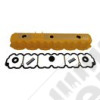 Cache culbuteur (couvre culasse) de couleur JAUNE pour 4.0L 6 cylindres essence pour moteur Jeep wrangler YJ => 1993 à 1995 wrangler TJ => 1996 à 2006 Cherokee XJ => 1993 à 2001 Grand Cherokee ZJ, ZG => 1993 à 1998 Grand Cherokee WJ, WG => 1999 à 2