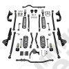 JK 4dr: 4” Alpine CT4 Long Arm Suspension System – No Shocks