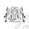 JK 4dr: 4” Alpine RT4 Long Arm Suspension System – No Shocks