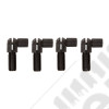 Kit de 4 fixations pour bâche soft top d'origine Jeep, Jeep Wrangler JK 4 portes
