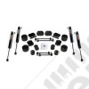 JL 4dr Sport/Sahara: 2.5” Performance Spacer Lift Kit & 9550 VSS Twin-Tube