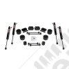 JL 2dr Rubicon: 2.5” Performance Spacer Lift Kit & 9550 VSS Twin-Tube Shocks