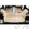 Moquette d'intérieur complète marron clair (couleur: Honey) sans isolation Jeep CJ, Wrangler YJ