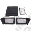 13860.35 Bâche complète "Voyager" - Couleur : Black Diamond - Jeep Wrangler JK (2 portes)