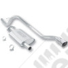 Silencieux avec tube de sortie BORLA en acier inox moteur 4.0L - Jeep Cherokee XJ - 140071