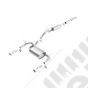 Ligne d'échappement inox BORLA double sortie (sans collecteur) moteurs 2.8L CRD et 3.8L V6 essence - Jeep Wrangler JK - 140217