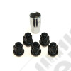 Ecrous anti vol de roue - Couleur : Noir - Kit 5 roues - Jeep - B716542BK