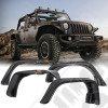 Kit de 4 élargisseurs d'ailes plates en plastique Jeep Wrangler JK