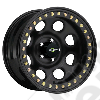 Jante Acier Noir Soft8 Beadlock 10x15 / 5x114.3 / ET: -44 - 841-5012 / 709BK - Jante 15 pouces