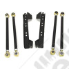 TJ SWB: LCG Long Arm & Bracket Upgrade Kit – Lower (3–5” Lift)