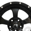 Jante aluminium Black Mountain (couleur noir mat) 9x17 , ET: -13 , 5x127 (pour jeep wrangler JK, Grand Cherokee WJ, WG, WH, WK, ...) (ATTENTION STOCK LIMITE)