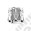 JK 2dr: 4” Suspension System w/ 8 Alpine Short Control Arms & 9550 VSS Twin-Tube