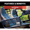 Kit demi portes tubulaire en aluminium pour Jeep Wrangler TJ