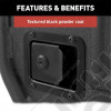 Kit de 2 demi portes tubulaire avant en aluminium pour Jeep Wrangler JL 