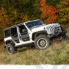 Kit de 2 demi portes tubulaire avant en aluminium pour Jeep Wrangler JL 