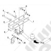 Crochet d'attelage Européen (démontable sans outils) pour Jeep Wrangler JL