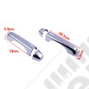 Kit d'enjoliveurs chromées de poignées de portes et coffre Jeep Wrangler JL Unlimited (4 portes)