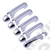 Kit d'enjoliveurs chromées de poignées de portes et coffre Jeep Wrangler JL Unlimited (4 portes)