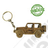 Porte clef en bois Jeep