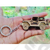 Porte clef en bois Jeep