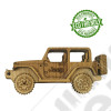 Porte clef en bois Jeep