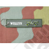 Porte clef tissu Jeep Willys