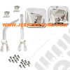 Kit de rétroviseurs acier / inox Jeep CJ, Wrangler YJ , TJ