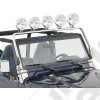 Rampe de lampes portées acier inox, Jee CJ, Wrangler YJ