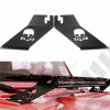 kit fixations barre de LED (20'' - 50.80cm) sur charnières de capot moteur Jeep Wrangler JK