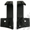 Kit de support sur baie de pare brise pour 2 phares (la paire) Jeep Wrangler JK