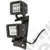Kit de support sur baie de pare brise pour 2 phares (la paire) Jeep Wrangler JK